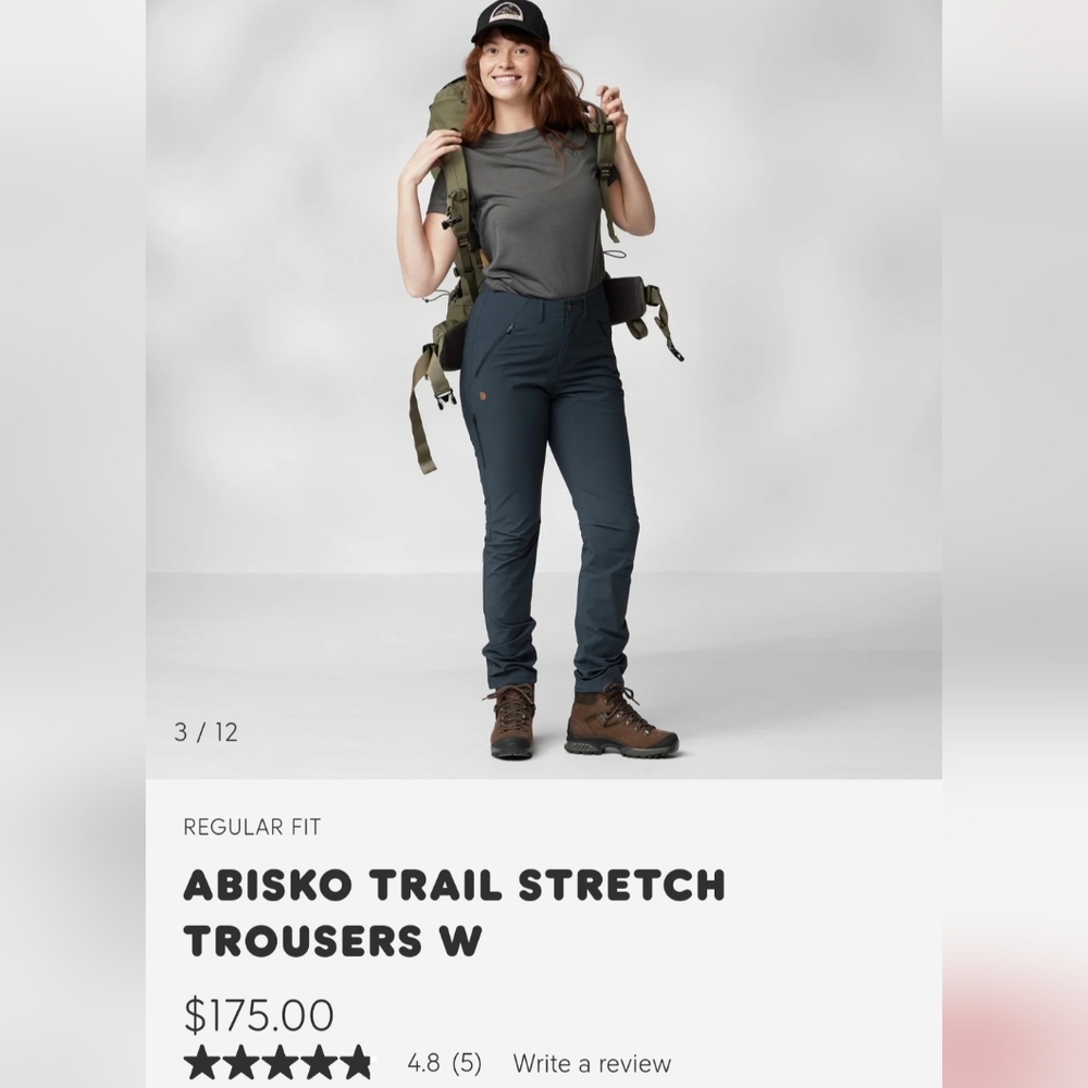 Fjallraven Abisko Trail Stretch Trousers